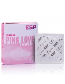 Prezervatyvai ESP Pink Love Marshmallow